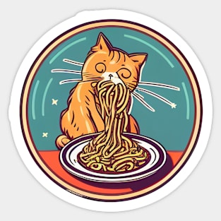 Just Slurpin' Noodles Sticker